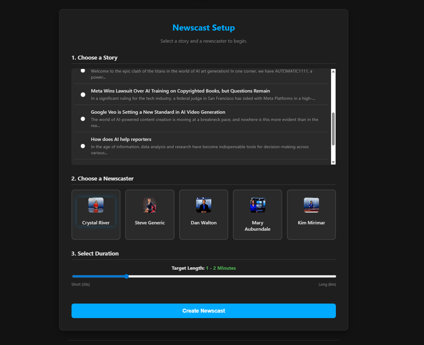 Synthetic Television: The World’s First Autonomous Broadcast Engine